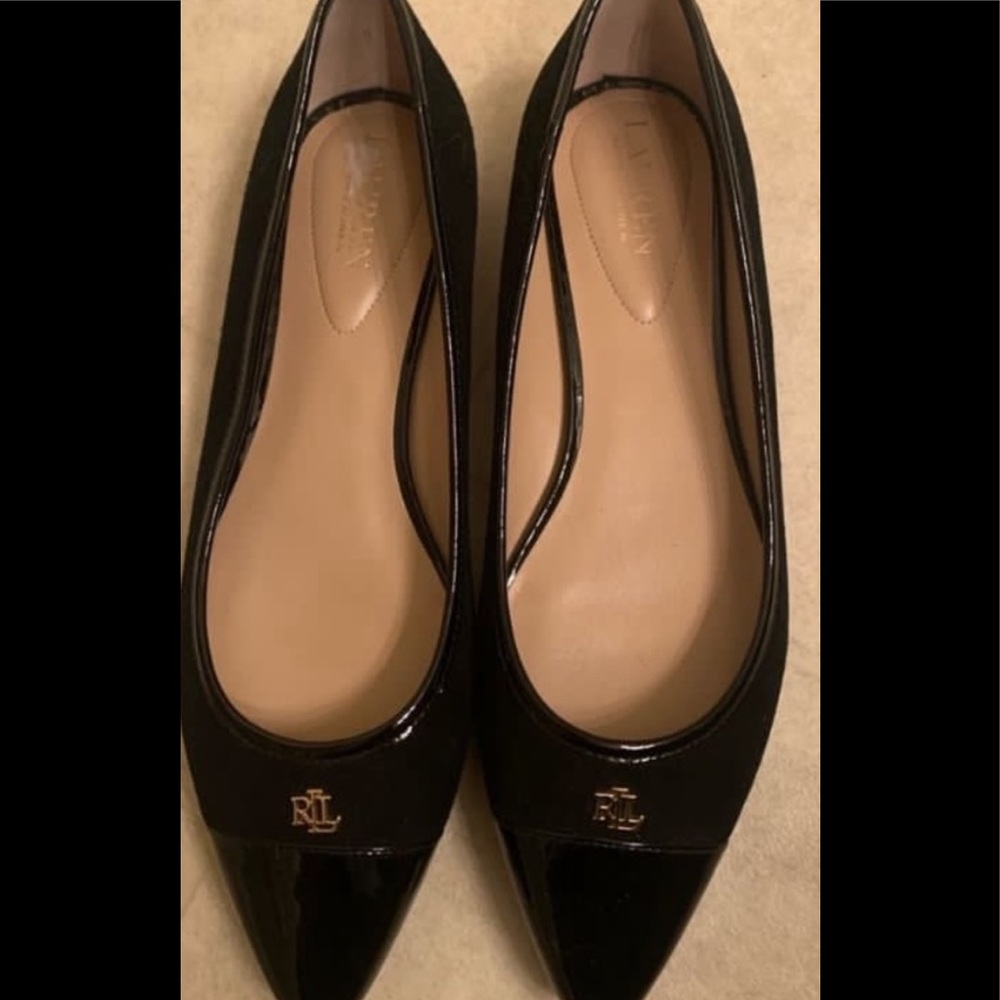 Ralph Lauren leather shoes/ flats.